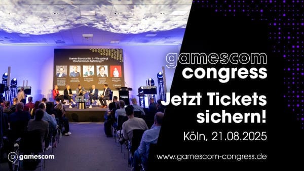 Gamescom Congress 2025: Tickets jetzt verfÃ¼gbar